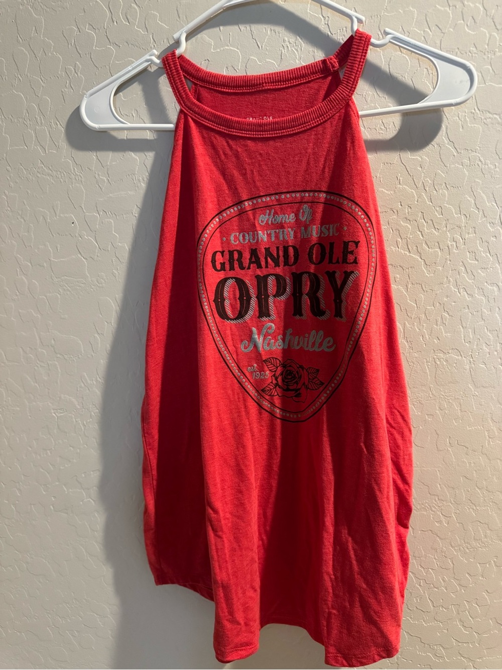 Grand Ole Opry Red Women’s Halter Tank Top